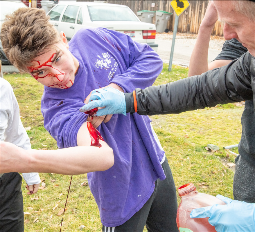 A WMTC course preparing for an accident simulation.